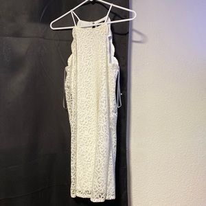 White lace dress